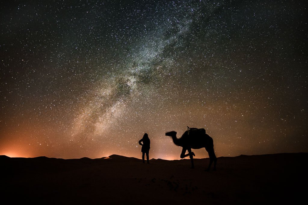 stargazing in the Sahara Desert